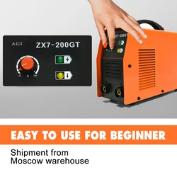 Onduleur mma 220v pour machine à souder ZX7 200 GT, haute qualité, bon marché et portable 