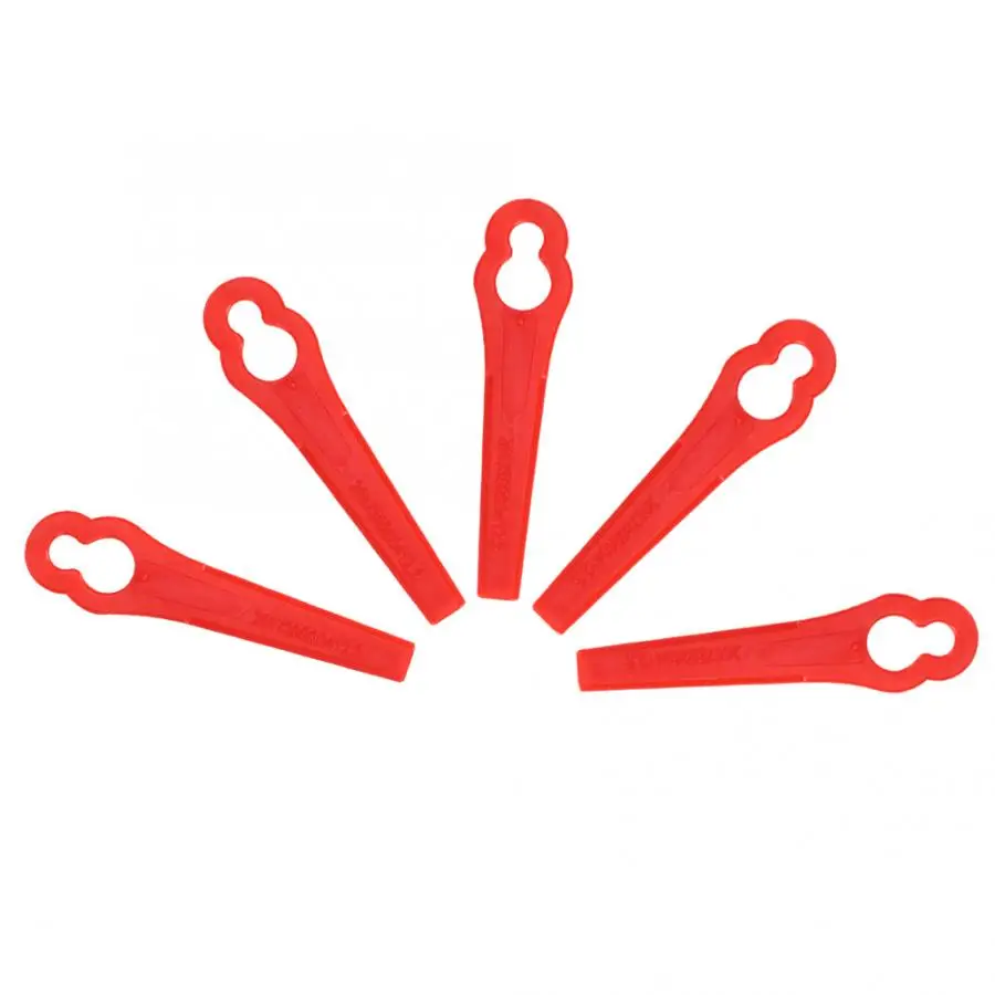Trimmer Blades 40pcs Plastic Blade Set Replacement Blade for Cordless Grass Trimmer Strimmer