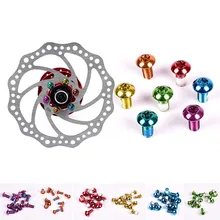 

12PCS M5x10mm Cycling Bike MTB Bicycle Screws T25 Torx Disc Brake RotorBolts Bicycle Accessories Multi-color High Quality