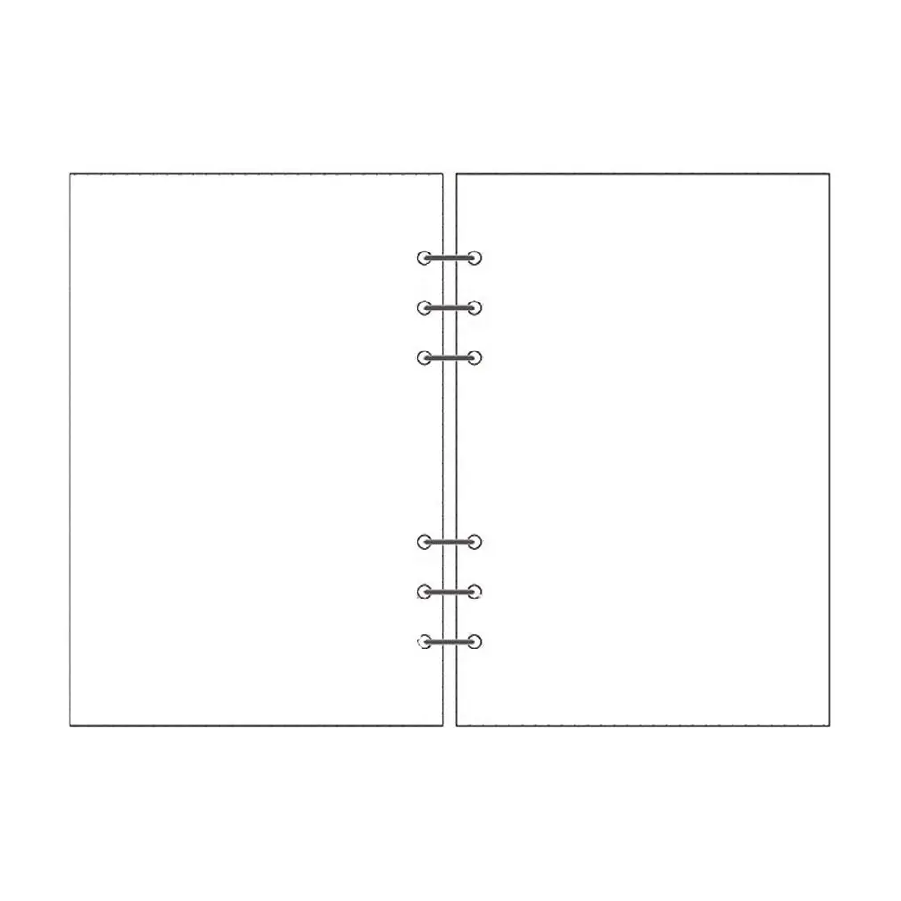 A6 grid A5, A6, A7 блокнот с отрывным листом, заправка, спираль, переплет, планировщик, внутренняя страница, внутри бумаги, молочный, еженедельный, Ежемесячный план, чтобы сделать линию, точечную сетку - Цвет: A6 grid