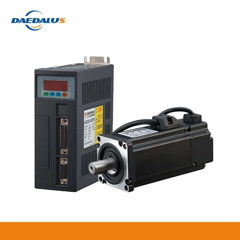 1 компл. 60ST-M01330 AC сервопривод двигатель управление системы 220 В 1.27N.M 0.4KW 15A 60ST AC сервопривод двигатель сменный драйвер для конвейерная