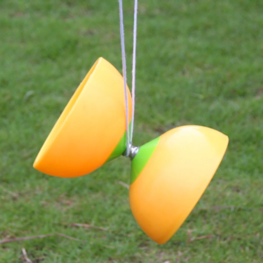 Bearingless Diabolo смешной Китайский YOYO клатч Diabolo набор металлических палочек сумка игрушки для детей взрослых пожилых людей