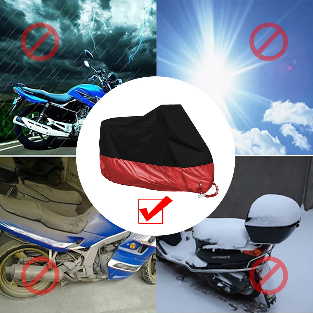 Мотоциклетные Чехлы водонепроницаемые пылезащитные УФ защитные универсальные мото палатки для Suzuki GSF 600 GSF 600 bandit BURGMAN 400 GS500E