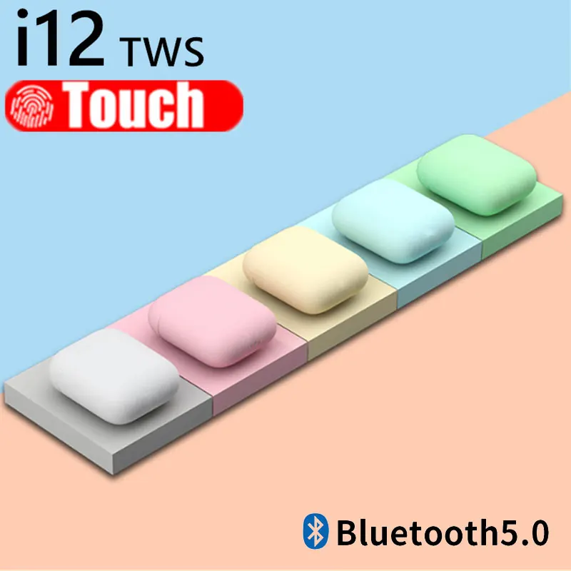 Беспроводные наушники I12 TWS Bluetooth 5 0 игровые спортивные стерео подходит для