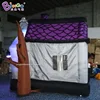 Eco-Friendly 3x3mH inflatable haunted house tunnel with LED lights for amusement park / haunted house tunnel balloon toys 6
