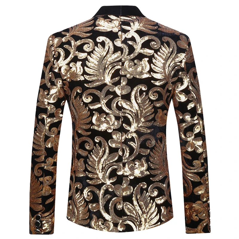 Hot Sale 2019 Business Blazer Men Sequin Party Jackets For Men Banquet Tuxedos Singer Stages England Style Men Blazer Hot Sale 2019 Business Blazer Men Sequin Party Jackets For Men Banquet Tuxedos Singer Stages England Style Men Blazer