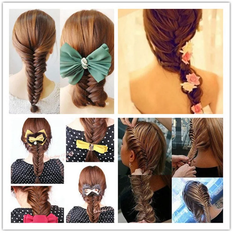 Magic French Hair Braiding Tool Weave Braid Roller Lady Women Hair Twist Styling Bun Maker DIY Hair Band Accessories