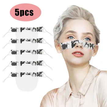 

Adult 5 PC Lip Language Visual Transparent Printed PVC Face ma$k Mascara Transparente Proteccion Face Shield