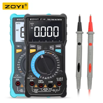 

ZOYI ZT-M1 ZT-M0 Dual mode true RMS digital multimeter AC and DC voltage current temperature frequency better than ZT-X RM409B