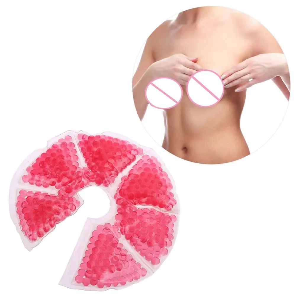 Грудная терапия прокладка шарик льда Гель Пакет Горячий Холодный для кормящих матерей проблемы с грудью