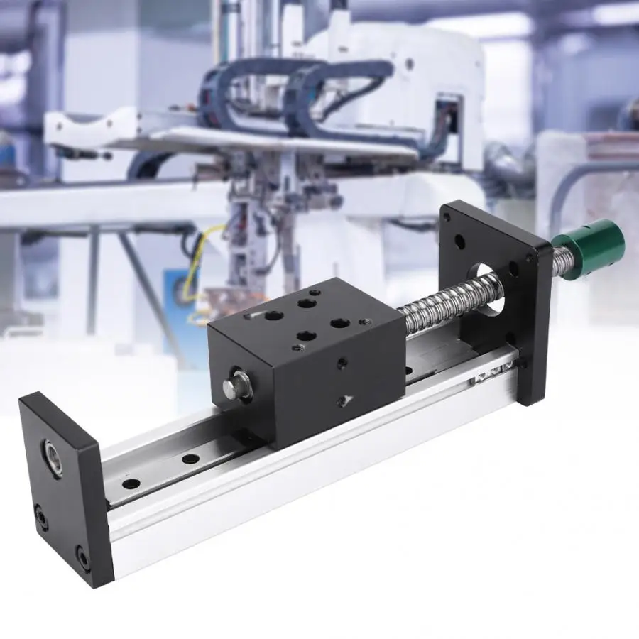 

300mm Aluminum Alloy Linear Guide Rail Slide Ball Screw Motion Table Effective Stroke