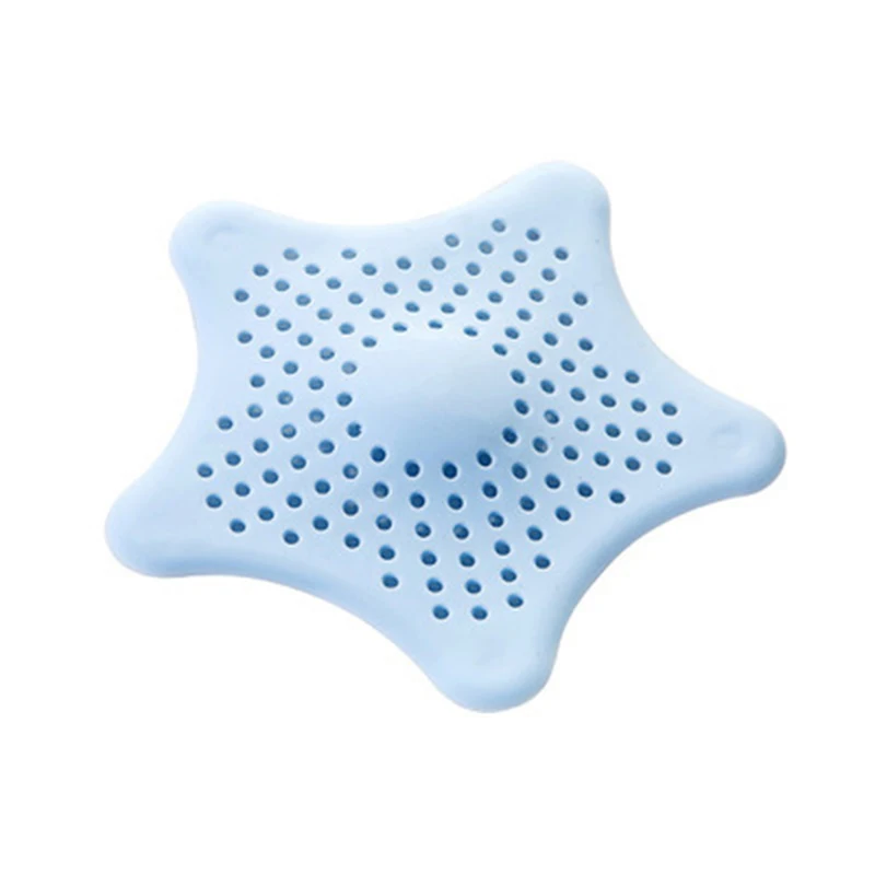 Anti-blocking Floor Drain Silicone Sucker Sewer Outfall Strainer Sink Filter Hair Stopper& Catcher Bathroom Kitchen Accessories - Цвет: Синий