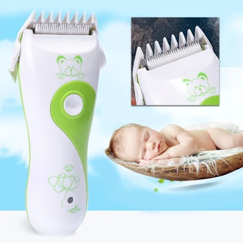 

Strong Power Waterproof Low Noise Baby Hair Trimmer Haircut Home Electric Clipper Safety Kids Machine Cordless Cutter Shaver