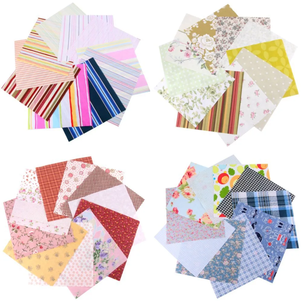 

25x25cm 10pc 100% Cotton Fabric Telas Tissu Cartoon Animal Flower Series Ankara Fabric Pillow Quilts DIY Patchwork