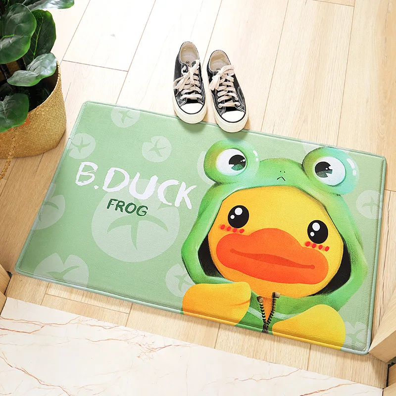 Yellow Duck Non Slip Durable Doormat Outdoor Entrance Toilet Bedroom Bathroom Kitchen Decorative Indoor Rug Carpet Floor Mat