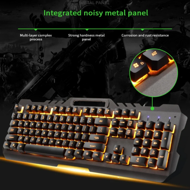 Набор для игровой мыши и клавиатуры радужная подсветка USB PS4 PS3 XBOX ПК T21|Клавиатуры|