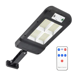 

Outdoor Decorative Walkway Landscape LED Motion Sensor Solar Wall Light Remote Control Garden Yard Path Security Lamp