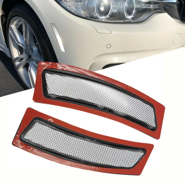 ANGRONG 1 Par 2 Uds Lente Negra Reflector De Parachoqu Trasero Luz Trasera De Freno LED Para BMW F31 F32 F33 F34 F36 - AliExprs