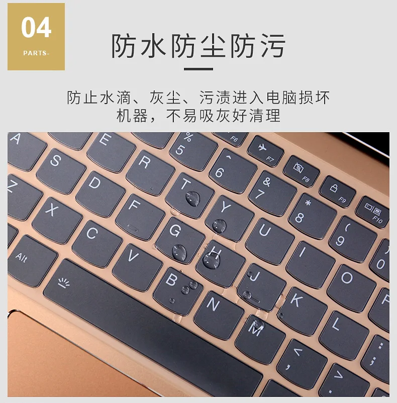 Чехол-клавиатура для ноутбука lenovo Yoga C740 720 730 920 C930 IdeaPad 720s ThinkBook 13s 14 s, пленка для клавиатуры ноутбука, прозрачная пленка из ТПУ