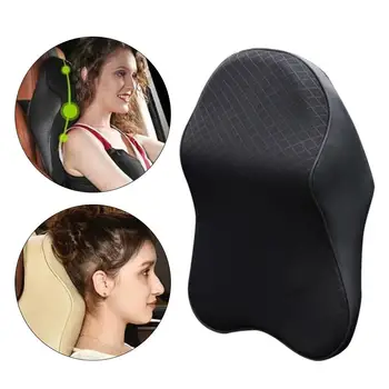 

Car Neck Pillow Memory Cotton Foam Pillow Head Neck Rest Travel Support Breathable Mesh Neck Support Holder Headrest Cushion