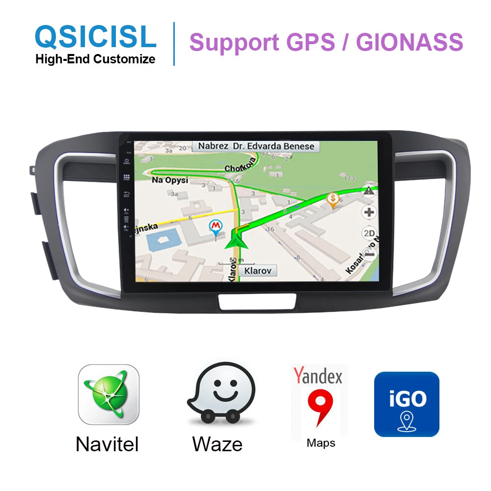 Flash Deal New Android 9.0 car radio multimedia player for Honda Accord 9 era 2014 IPS 10.2" 1 din car head unit dvd gps navigation stereo 3