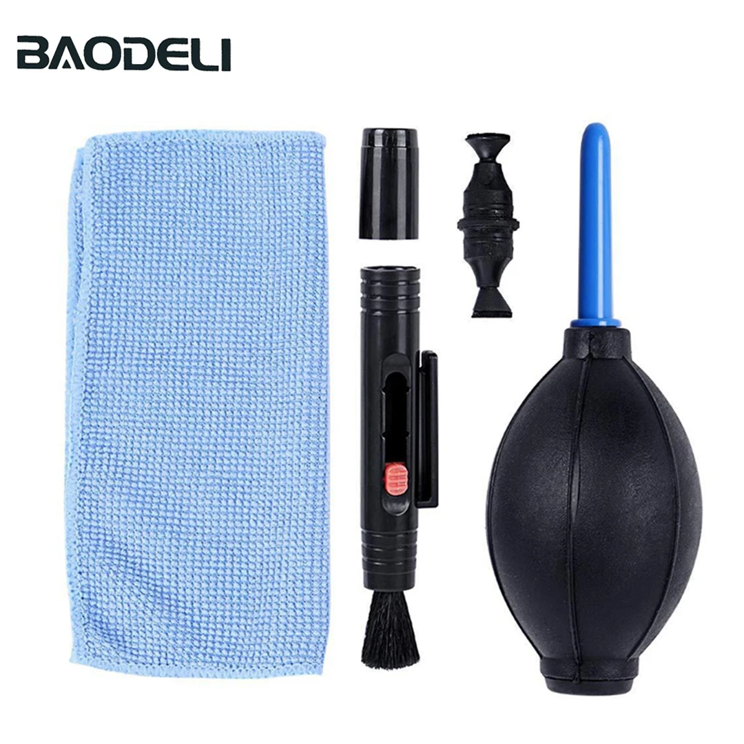 BAODELI УФ-фильтр 37 46 49 52 55 58 67 72 77 82 мм для объектива Камера Canon T6 77d M50 Nikon D3500 5100 5600 sony A6000 Запчасти X3000 - Цвет: CLEAN KIT