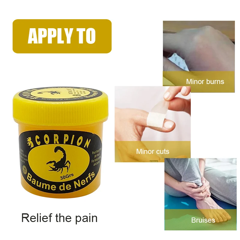 30g Scorpion Venom Medical Plaster Pain Relief Ointment For Joint Back Knee Rheumatism Arthritis Muscle Strain Massager Cream | Красота и