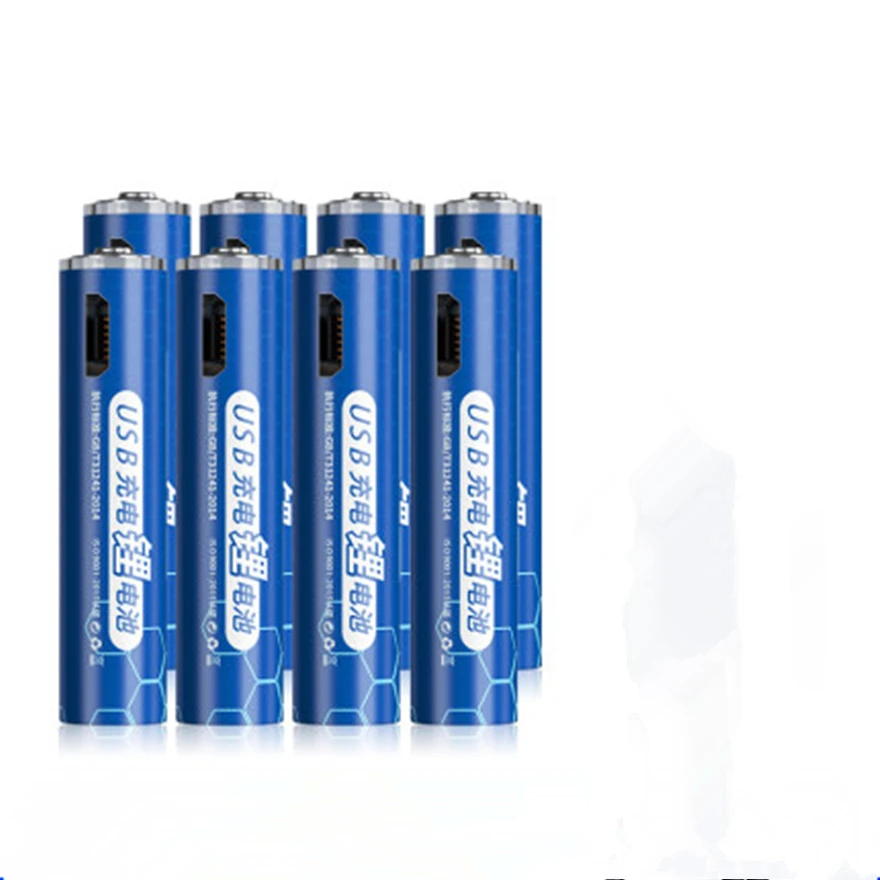 8pcs/lot New Original 1.5v 1000mwh Aaa Rechargeable Battery Usb Lithium