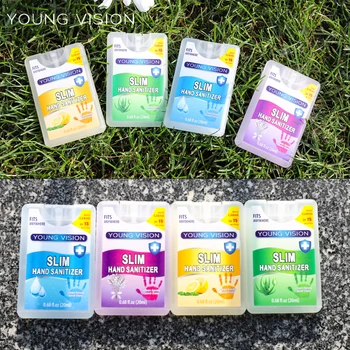 

YOUNG VISION Protable Ultra-thin Hand Sanitizer Gel Disinfection Alcohol Spray No Clean Quick-Dry Waterless Spray 20ml TSLM1