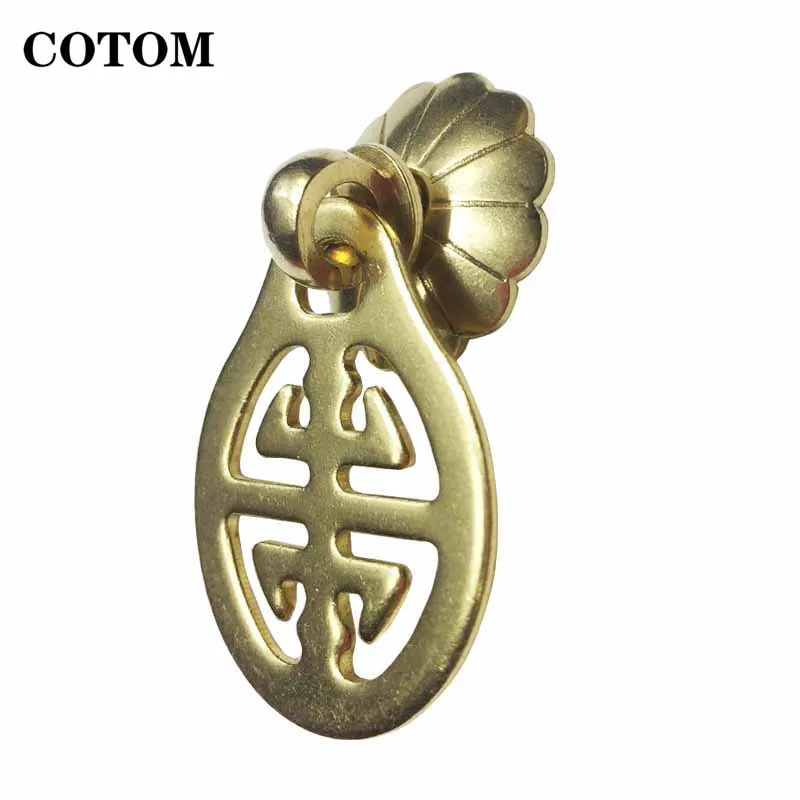 1 шт. античные медные мебельные ручки Оптовая Продажа винтажная ручка дверная