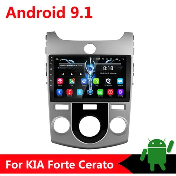 

9 inch Android 9.1 2.5D Screen For KIA Forte Cerato 2008-2013 Car Multimedia Stereo Player GPS Navigation 2 Din Car Radio No DVD