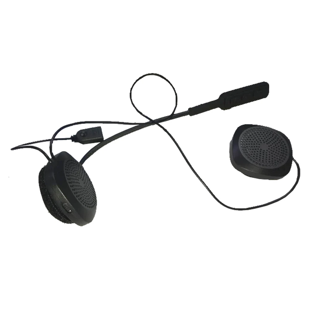 Портативные bluetooth-наушники, перезаряжаемая Проводная гарнитура с длительным временем ожидания, эргономичная гарнитура для мотоциклетного шлема, стерео
