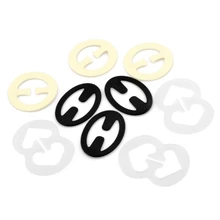 Свадебные бретельки для бюстгальтера, пряжки с зажимом в форме теней, пряжки, скрывающие прозрачное декольте, держатели для бюстгальтера, прозрачный черный ремешок телесного цвета