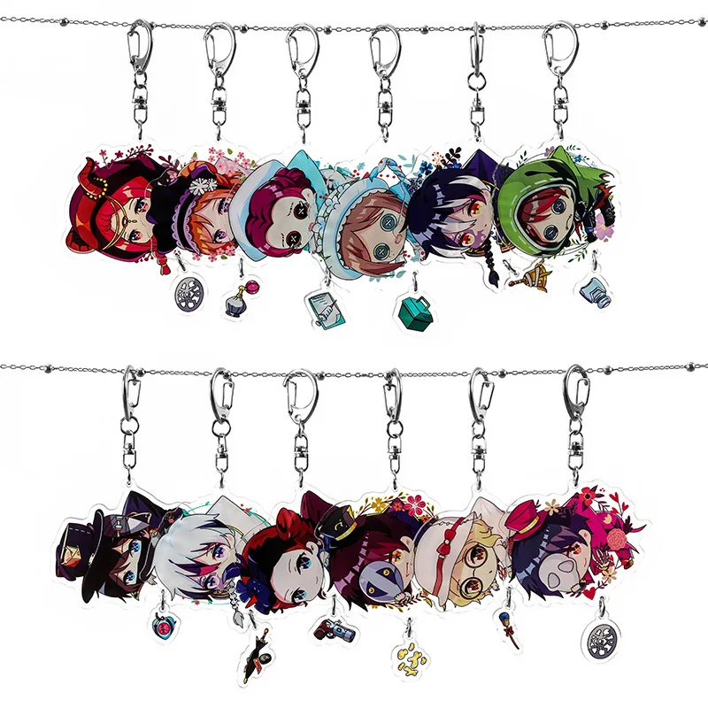 Identity V keychian Joseph Desaulniers Yidhra Vera Nair Emily Дейл Нортон Кэмпбелл акриловый kawaii милый