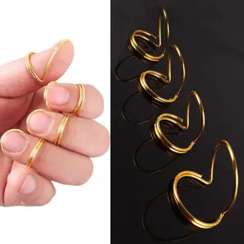 

Dragonpad 4Pcs/set Guitar Picks Finger Sleeve Metal Guitare Pick Classical Bass Guitar Parts Accessories