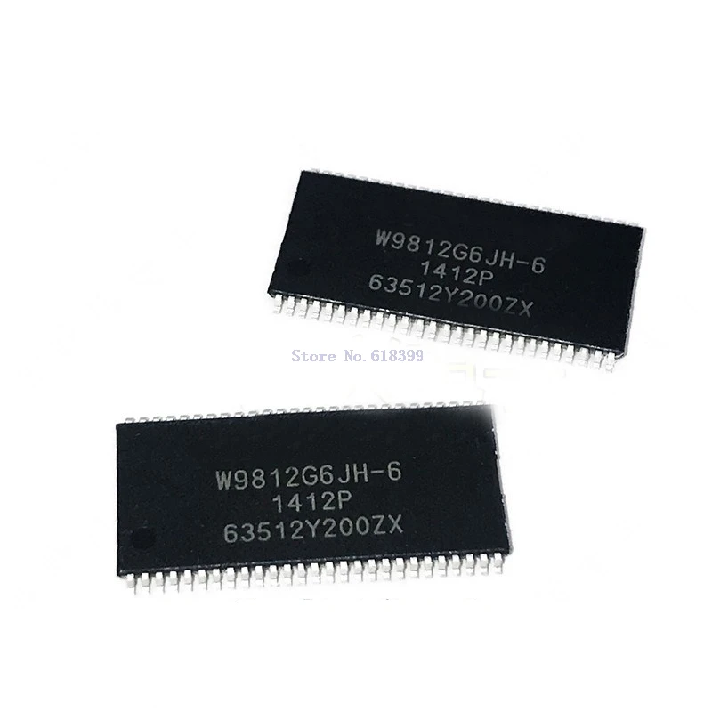 

W9812 Ic Dram 128M Parallel 54Tsop Chip W9812g6jh-6