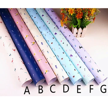 

80g Kraft Paper DIY Book Cover Color Paper Bouquet Wrapping Paper Pack Gift Box Packaging Material Papel Scrapbook