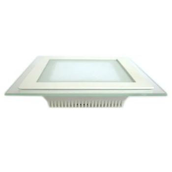 

LEDLUX LB4121F recessed Led downlight square 12W cool white with glass modern style bathroom lighting living room SKU-4741