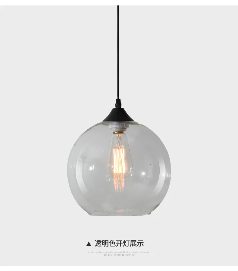 Североевропейский Стиль Ресторан небольшой Droplight цвет Золотая рыбка чаша стеклянная современная люстра в минималистическом стиле барная стойка кофе Sho