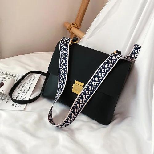 IVog/Новое поступление повседневных женская маленькая сумка на плечо Crossbody Сумка louis сумки из натуральной кожи модные сумки для Для женщин - Цвет: Черный