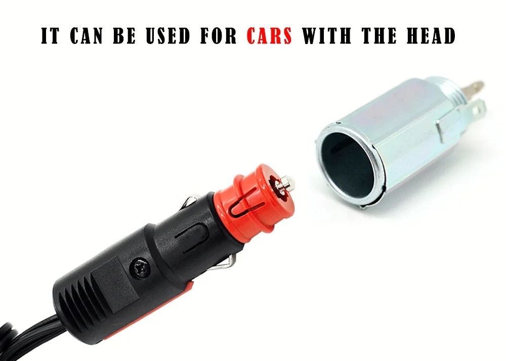 12V красный топ Европа Авто прикуриватель