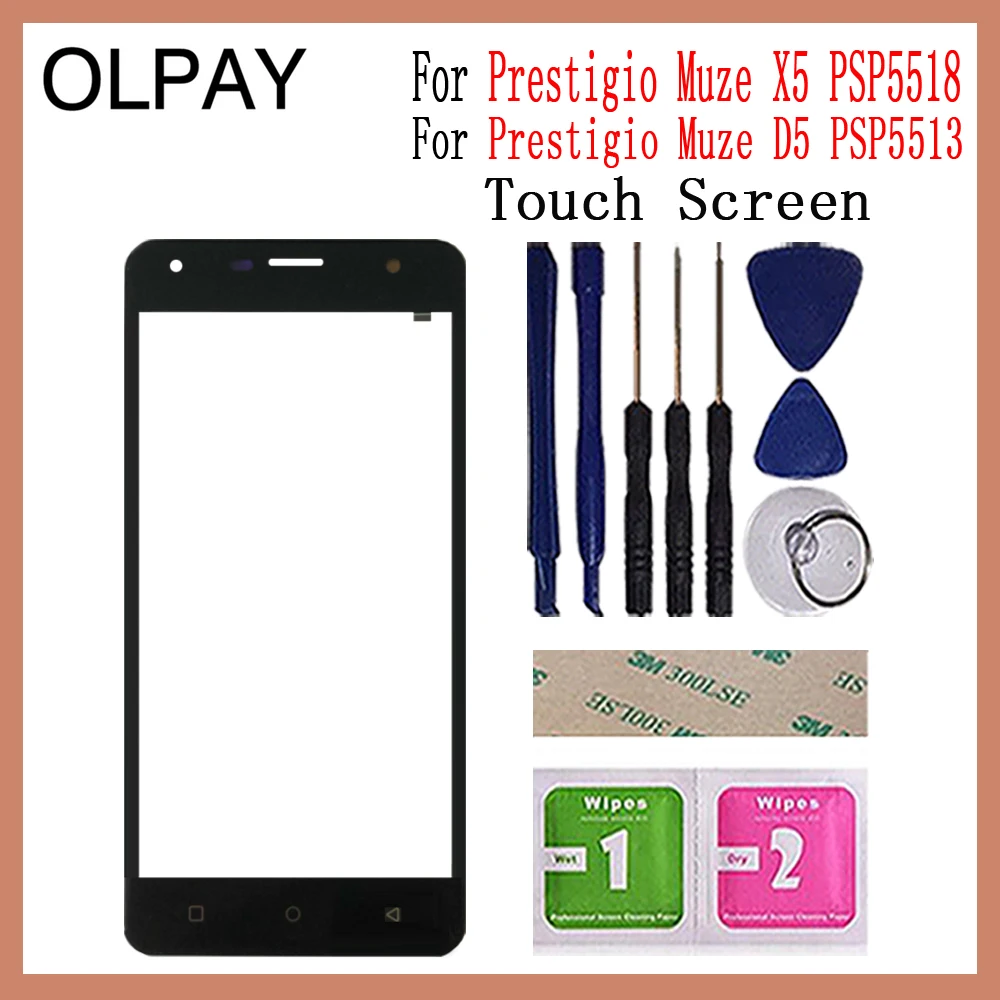 5," дюймов для Prestigio Muze X5 Muze D5 LTE PSP5518DUO PSP5518 PSP5513 Duo сенсорный экран дигитайзер Панель переднее стекло объектив сенсор