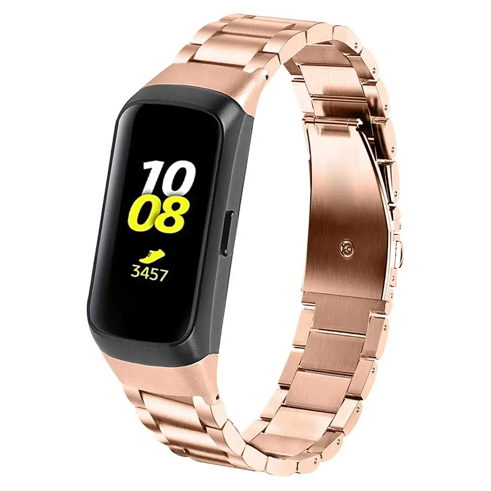 Ремешок для часов из нержавеющей стали для samsung Galaxy Fit-e R370 ремешок для браслета samsung Galaxy Fit-e R370 металлический ремешок для часов