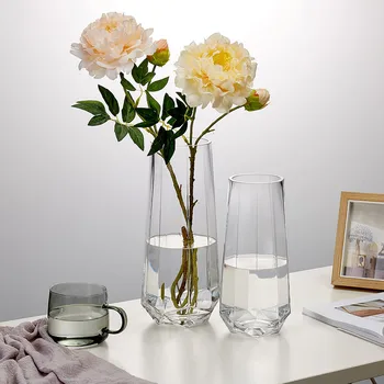 

Nordic Glass Vase Flower Vase Home Decoration Living Room Decoration Glass Vases for Flower Arrangements Desk Decoration Gifts