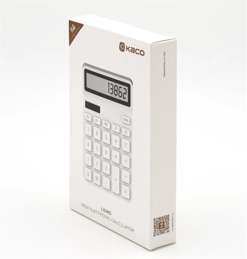 Xiaomi LEMO 12 digital Calculator Solar dual power supply Widescreen display for school office calculator Calculating Tool (11)
