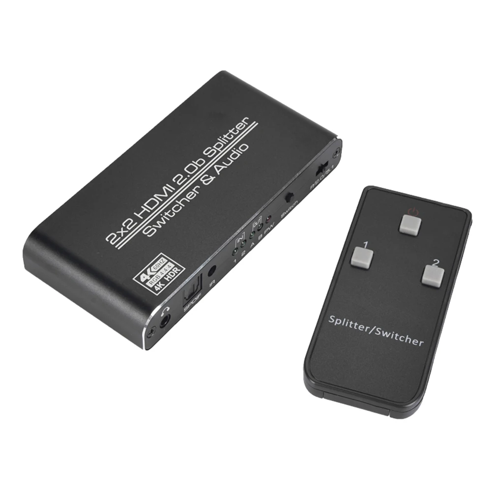 3D HDCP 2 HDR HDMI коммутатор горячая Распродажа простой прочный матрица 2x2 0 4k 60Hz