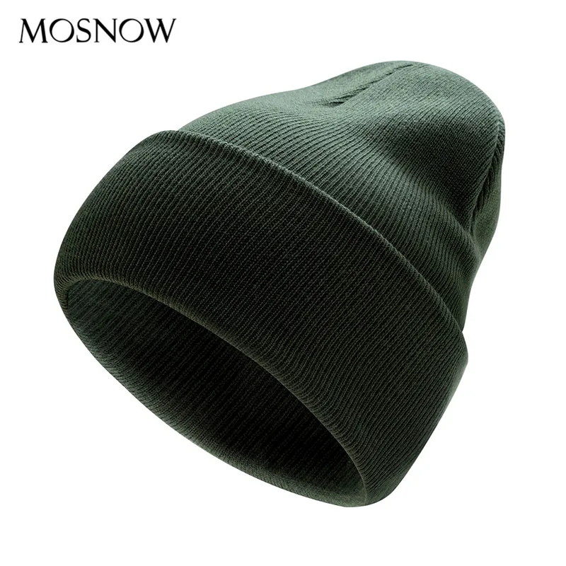 

Beanie Hat Unisex Winter Hat Acrylic Knitted Beanie Gorro For Women Men Casual Warm Bonnet Autumn Solid Color Adult Skullies Cap