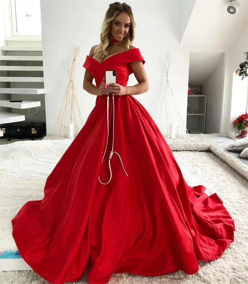 satin prom dress New Women Prom Dresses Formal Party Gowns A Line Satin Evening Gowns Pleated  Night Club Outfits gold prom dress