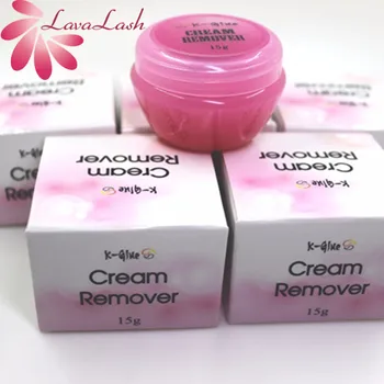 

Free Shipping 2 bottles Original Korea K-glue Pink Cream Remover for Individual Eyelash Extensions 15g Remove Gel Cream tools