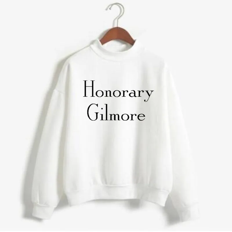 Женская толстовка gilmore, белая толстовка с капюшоном для девочек, хлопковые толстовки с круглым вырезом, Женская Осенняя Толстовка с длинным рукавом большого размера, женские свободные топы - Цвет: 3